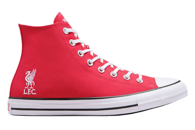 Pre-owned Converse Chuck Taylor All Star 70 Hi Liverpool F.c. The Next Generation Tomato In Tomato/white/black