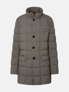 FAY DUBLE FRONT' GREY POLYESTER BLEND DOWN JACKET