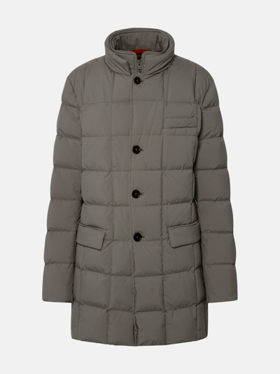 Fay Duble Front' Grey Polyester Blend Down Jacket