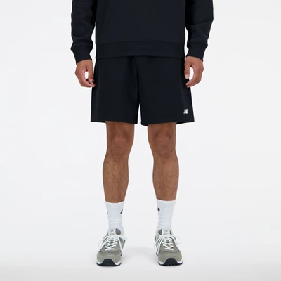 New Balance Mens  Athletics Woven Shorts In Black