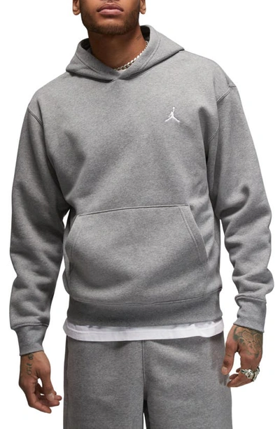 Jordan Men's  Brooklyn Fleece Printed Pullover Hoodie In Grey