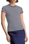 Polo Ralph Lauren Sailor Striped T-shirt In Cruise Navy/ White