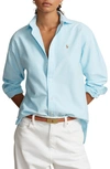 Ralph Lauren Relaxed Fit Cotton Oxford Shirt In Acadia Blue