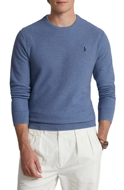 Polo Ralph Lauren Long Sleeve Sweater Sweater In Blue Stone