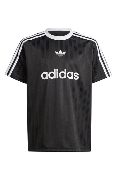 Adidas Originals Kids' Adicolor 3-stripes T-shirt In Black