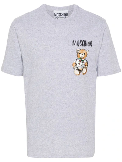 Moschino T-shirts And Polos In Grey