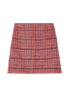 ST JOHN TEXTURED SLUB TWEED SKIRT