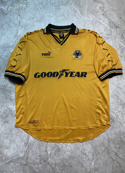 Pre-owned Puma X Soccer Jersey Vintage 1996 Wolverhampton Soccer Jersey Size Xl In Orange