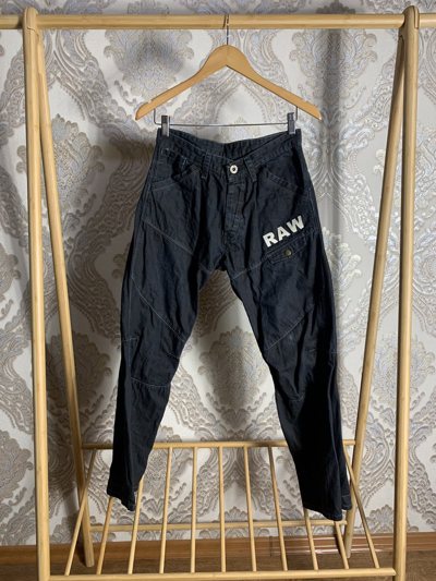 Pre-owned G Star Raw X Gstar Vintage G Star Raw Denim Jeans Y2k Drill 90's In Blue