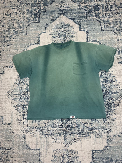 Pre-owned Dickies X Vintage Faded Green Workwear T Shirt