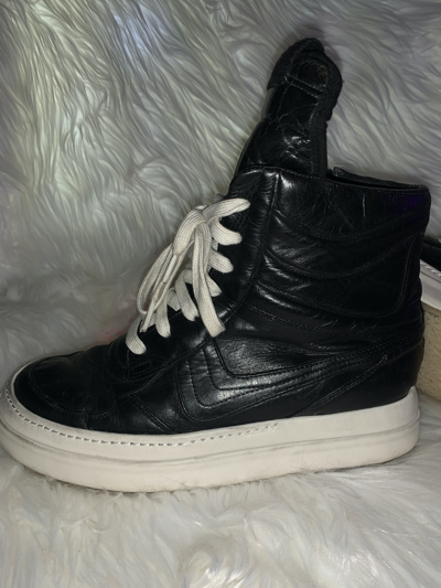 Pre-owned Rick Owens Dunk Shoes In Black