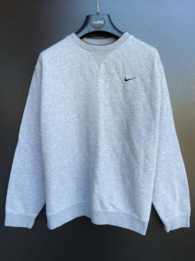 Pre-owned Nike X Nike Acg Vintage Y2k Nike Mini Swoosh Crewneck Sweatshirt Sweater Xs In Grey