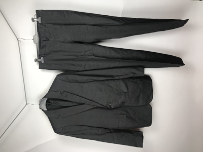 Pre-owned Dior Homme 2-button Blazer Pants Wool Gray Suit 48 38 In Charcoal Grey