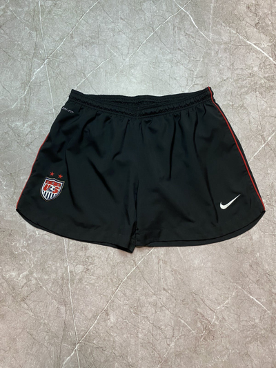 Pre-owned Nike Team Usa Mens National Soccer Team Dri-fit Shorts In Black