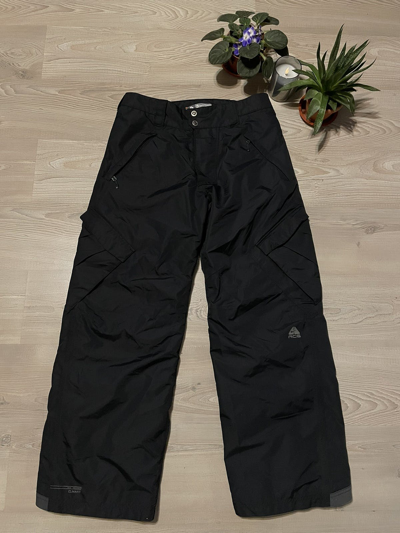 Pre-owned Nike X Vintage Nike Acg Cargo Multi Pocket Pants Medium In Black