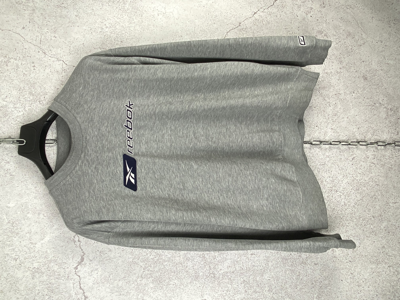 Pre-owned Reebok X Vintage Reebok Big Logo Sweatshirt In Grey