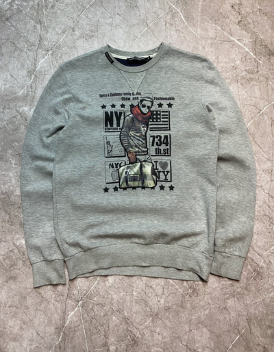 Pre-owned Dolce & Gabbana Sweatshirt In Grey