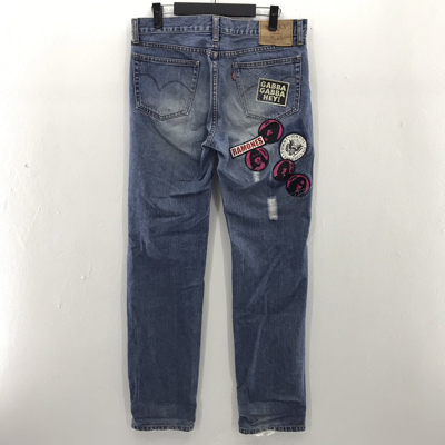 Pre-owned Hysteric Glamour X Ramones Band Jeans In Blue