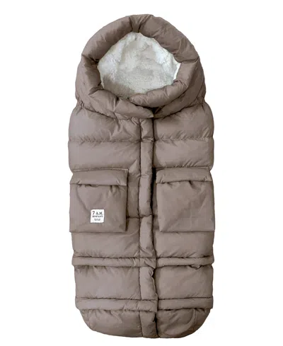 7am Enfant Baby Front Pocket Blanket 212 Evolution In Chestnut