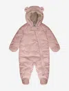 7am Enfant Baby Girls Snowsuit-airy In Pink