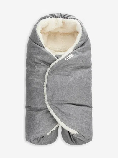 7am Enfant Kids'  Baby Nido Duvet Wrap In Grey