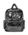7am Enfant Bk718 Unisex Diaper Backpack In Black Polar
