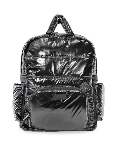 7am Enfant Bk718 Unisex Diaper Backpack In Black Polar