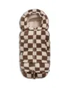 7am Enfant Blanket 212 Evolution Footmuff In Print Checkers Tan