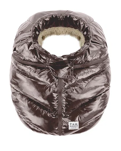 7am Enfant Car Seat Cocoon In Brown Polar
