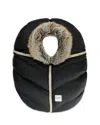 7am Enfant Car Seat Cocoon Tundra In Black Faux Fur