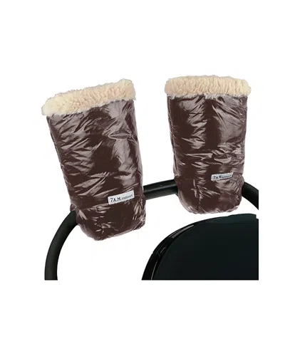 7am Enfant Classic Warmmuffs In Brown