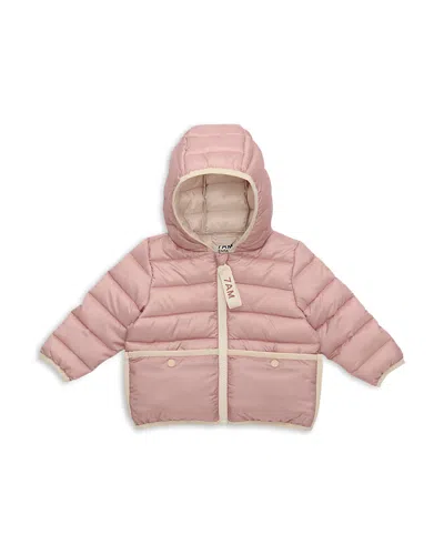 7am Enfant Girls' Compact Roll Me Puffer Coat - Warm - Baby In Pink