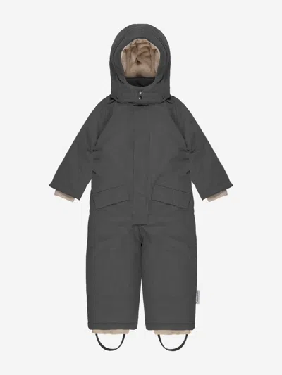 7am Enfant Kids Snowsuit Grand-benji In Grey