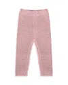 7am Enfant Unisex Fuzzy Leggings - Baby, Little Kid In Pink