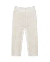 7am Enfant Unisex Fuzzy Leggings - Baby, Little Kid In Silver