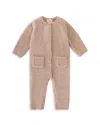 7am Enfant Unisex Fuzzy Long Sleeve Jumpsuit - Baby In Neutral