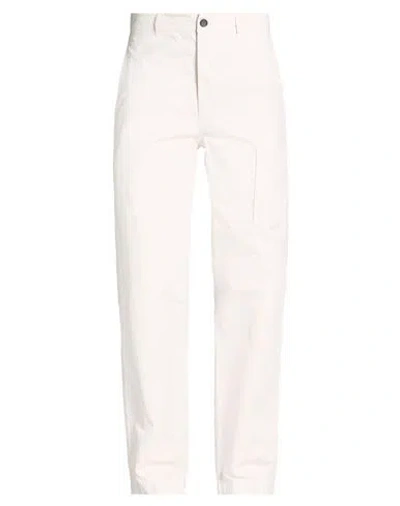 7d Man Pants White Size 32 Cotton