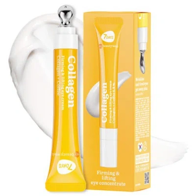 7days Eye Cream With Collagen For Firming And Lifting Effect With Cooling Metal Applicator In Transparent