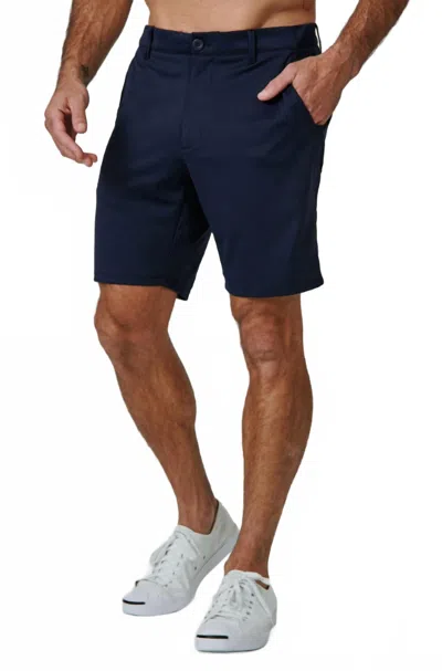 7diamonds A-game Performance Short In Navy In Blue