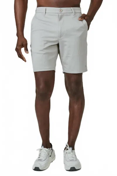 7diamonds A-game Performance Short In Tan In White