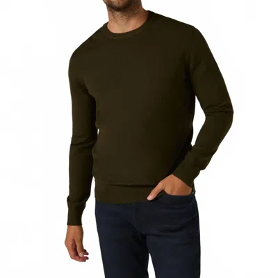 7diamonds Alcott Crewneck Sweater In Olive In Brown