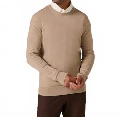 7diamonds Alcott Crewneck Sweater Top In Tan In Brown