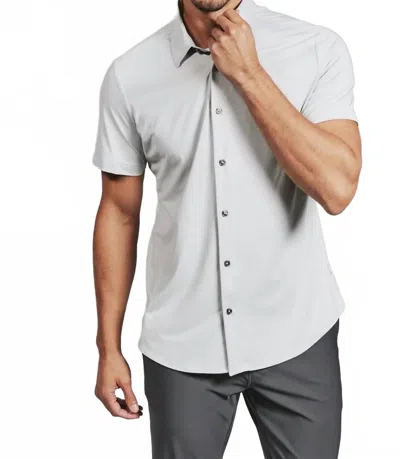 7diamonds Azores Short Sleeve Shirt In Fog In Multi