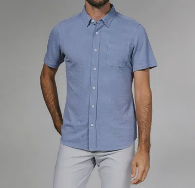 7diamonds Bennet Short Sleeve Shirt In Thundercloud