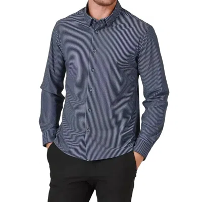 7diamonds Blaine Long Sleeve Shirt In Black In Multi