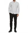 7diamonds Cillian Long Sleeve Button Down Shirt In Seafoam In White