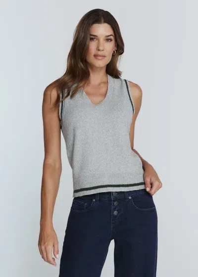 7diamonds Colette Knit Tank In Light Heather Grey