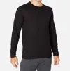7diamonds Core Henley Tee In Black In Black