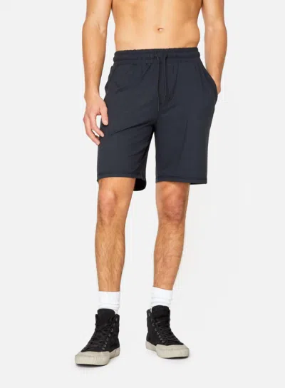 7diamonds Core Performance Short In Heathered Black In Blue