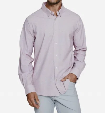7diamonds Elias Long Sleeve Shirt In Rose In Purple
